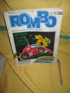 RIVISTA Automobilismo ROMBO 01/08 1983 FERRARI LOTUS WILLIAMS LAUDA PROST YAMAHA - Picture 1 of 1