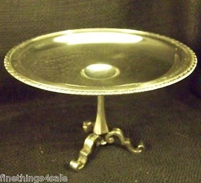 CUENCO BANDEJA CON PATAS TAZZA COMPOTA GADROON PLATA VICTORIANA - nuestra venta FineThings4 Foto 1 de 4