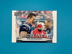 2016 Panini Score Sidelines #12 Rob Gronkowski - NFL Trading Card - Picture 1 of 2