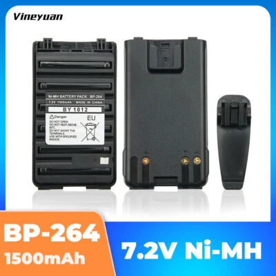 BP-264 Ni-MH Battery For ICOM T70 V80 F3001 F4001 F4101 F3210 F4210 F3002 Radio - Image 1 of 4