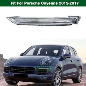 Left DRL Daytime Running Lights Fog Light Lamp LED For Porsche Cayenne 2015-2017 - Picture 1 of 12