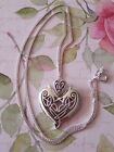 Celtic Heart Sterling Silver Necklace And Chain, Jewellery, Fashion Accessories