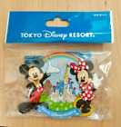 Disneyland Mickey, Minnie Mouse Magnet Tokyo Disney Resort Cinderella Castle F/S