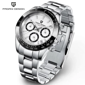 PAGANI DESIGN 2023 New Men’s Watch Quartz Business Stainless Steel Luxury Top - Picture 1 of 18