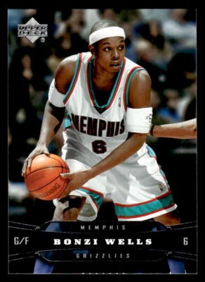 2004 Upper Deck Bonzi Wells #89 Memphis Grizzlies Basketball Card - Image 1 of 2