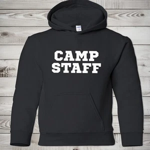 Camp Staff Kids Hoodie | Camp Staff Youth Pullover Hoodie | Camping Director - Picture 1 of 6