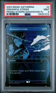 MTG PSA 9 Cowboy Bebop Disdainful Stroke #0002 Standard Showdown Promo Foil Mint - Picture 1 of 2
