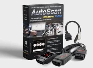 Autoscan Enhanced ULTRA OBD2 Engine Diagnostic Software Vehicle Elm327 ECU Cable - Picture 1 of 10