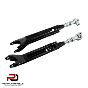 Brazos de control superiores ajustables de acero PMC Motorsport BMW E36 E46 Z4 Uniball negro - Imagen 1 de 5