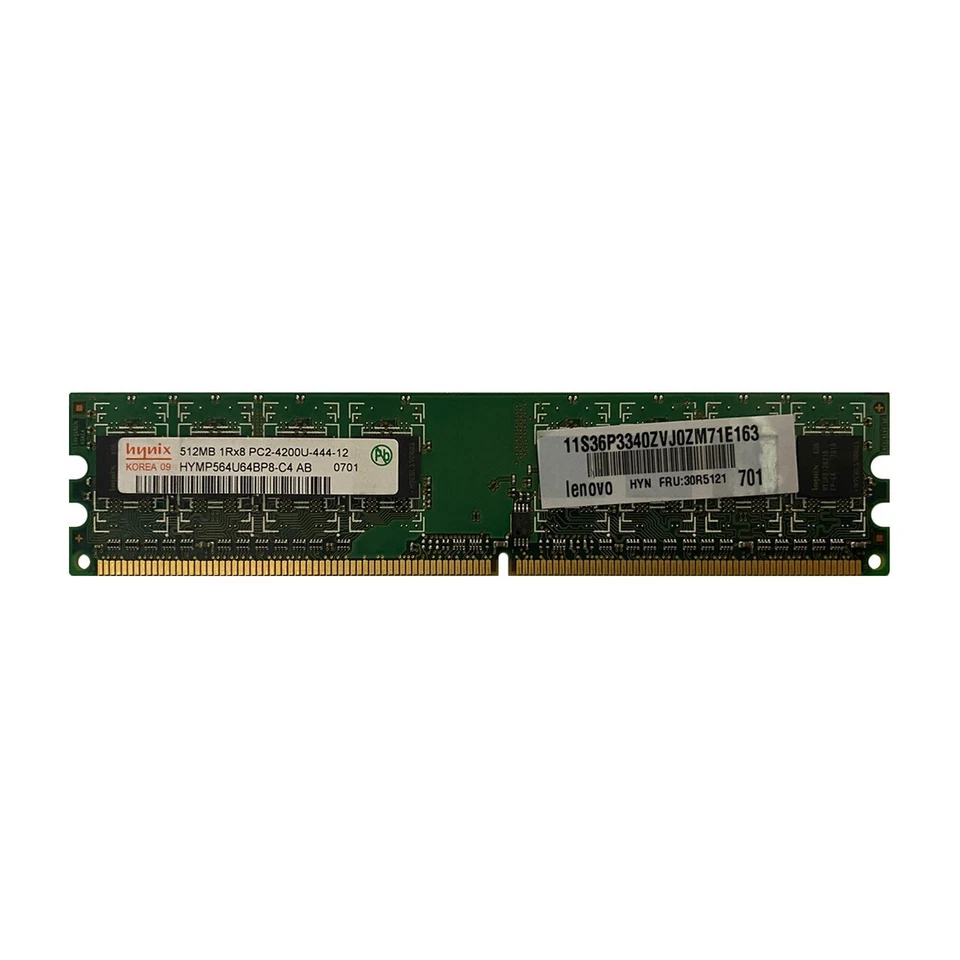 IBM 30R5121 512MB PC2-4200 DDR2 Memory Module 36P3340 - Image 1 of 1