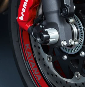 SUZUKI GSX-S1000GX / GSX-S1000GT / GSX-S1000 / KATANA Achsprotektor Set vorne - Bild 1 von 1