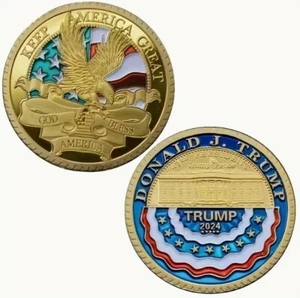 President Of The United States Donald J. Trump 2024 Collectible Challenge Coin - Picture 1 of 5