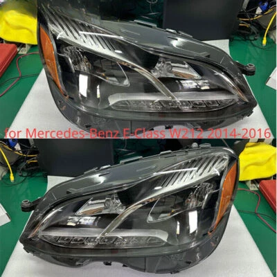 Un par de faros conductor + pasajero para Mercedes-Benz Clase E W212 2014-2016 Foto 1 de 4