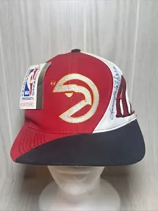 Vintage 90s Drew Pearson Atlanta Hawks Snapback Hat Cap NBA RARE Basketball - Bild 1 von 13