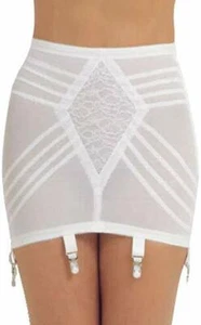 Rago Shapette Open Bottom Firm Control White Garter Girdle Plus Size 46/8XL - Picture 1 of 5