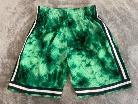 NBA Boston Celtics Mitchell & Ness Galaxy Swingman Shorts 1985-86 Men Size M New Cover
