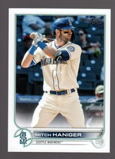 2022 Topps Series 1 Mitch Haniger Baseball Card Seattle Mariners