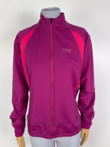 Gore Bike Wear Pink Windstopper Cycling Performance Full Zip Up Jacket Size XL - Picture 1 of 12