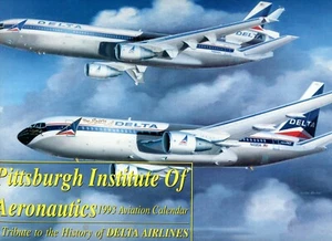 1992 Pittsburgh Institute of Aeronautics Luftfahrt Kalender Delta Airlines Labby - Bild 1 von 10