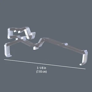 3" VALANCE CLIP FÜR METALL/HOLZ JALOUSIEN 1 PAAR (7007742000)* - Bild 1 von 1