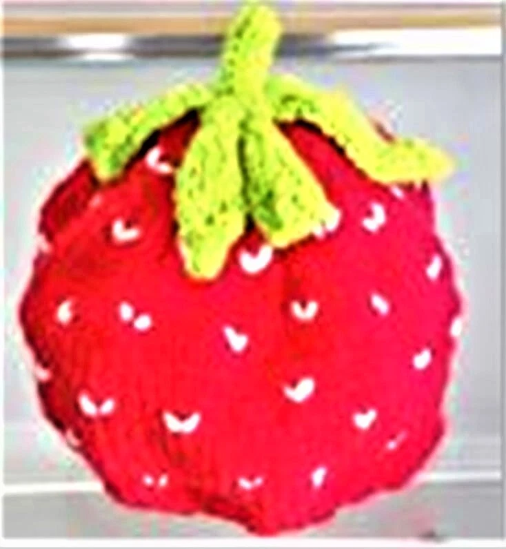 Talla 000 (se adapta a 3 a 6 meses) Último - GORRO FRESA Foto 1 de 2