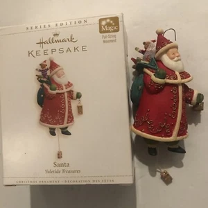 Hallmark Keepsake Pull Magic Ornament 2006 Santa Yuletide Treasures - Picture 1 of 6