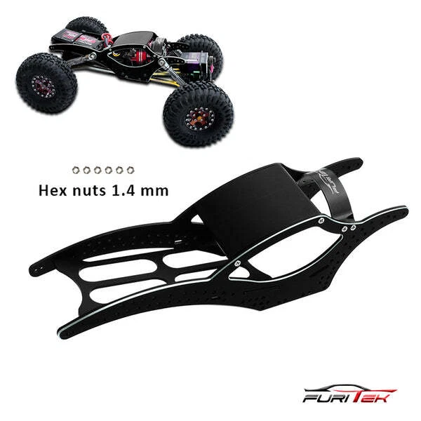 Furitek 2152 Black SCX24 Crawlers Scythe V2 Aluminum Frame Kit