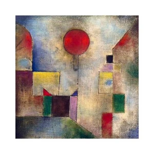 Paul Klee, Red Balloon, 1922, 100% Cotton Art Paper, 16" x 16" - Picture 1 of 10