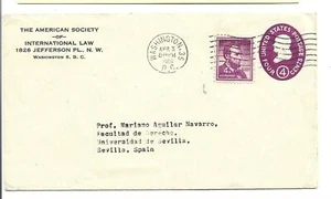 Estados Unidos Sobre Entero Postal Circulado año 1959 (FJ-735) - Imagen 1 de 1