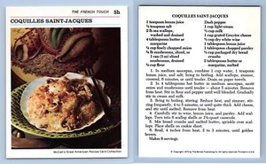 Coquilles Saint-Jacques #5H French McCall's Great American Recipe Card - Picture 1 of 1