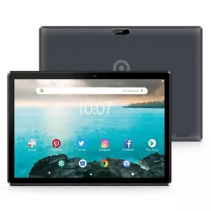 PRITOM 10 INCH TABLET WITH SIM SLOT 64GB QUAD CORE PROCESSOR ANDROID 10 WIFI GPS - Picture 1 of 6