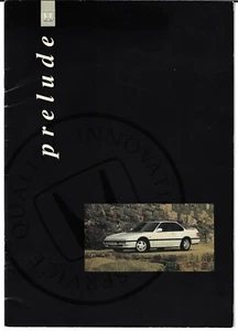 Honda Prelude 1990-1992 UK Market Sales Brochure 2.0 EX, 2.0i-16 4WS & SE - Picture 1 of 2