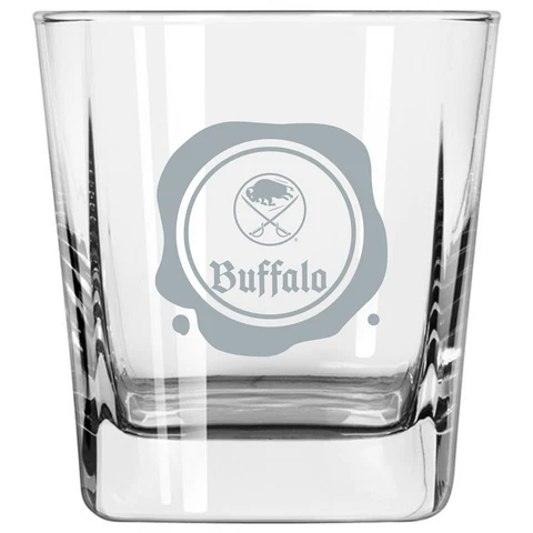 Buffalo Sabres 14oz. Frost Stamp Old Fashioned Glass Cover