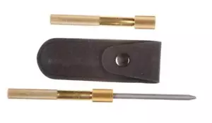 EZE Lap Diamond Products Round Shaft Model M Knife Sharpener With Leather Pouch - Picture 1 of 1