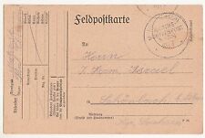 Cartolina di Campo 1915 Imperiale Tedesco Marino Schiffspost N 58 Timbro!( A1582