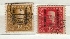 BOSNIA ERZEGOVINA 1917 SOVRASTAMPATI USATI