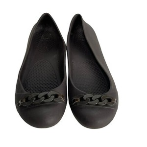 Crocs Gianna Chain Link Ballet Flats Slip On Shoes Womens size 6 14574
