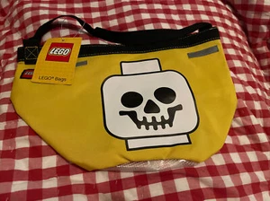 LEGO Trick or Treat Halloween Cubo Bolso Amarillo Bolso Esqueleto Cráneo ¡NUEVO! - Imagen 1 de 5
