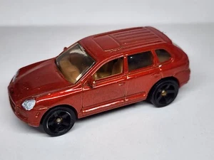 Matchbox 2017 Porsche Cayenne Turbo 9-Pack Exclusive 1:66 MB675 Red Orange SUV - Picture 1 of 9