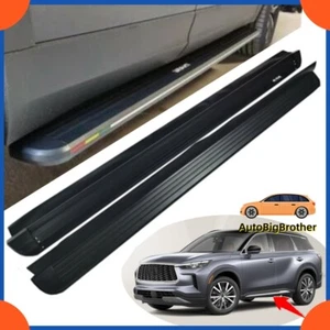 Fits Infiniti QX60 2022 2023 Running Boards Side Steps Nerf Bar Protector Pedal - Picture 1 of 6
