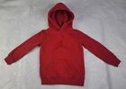 Nike Air Jordan Boys Red Hoodie Pullover Size Small Youth 4-5 100% Cotton