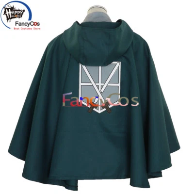 Fantasia cosplay Attack on Titan Training Corps capa Eren Jaeger - Imagem 1 de 3