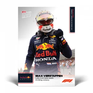 2021 Topps Now Formula 1 F1 #20 Max Verstappen Red Bull - Picture 1 of 2