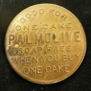 Palmolivenseife gut für 1 Kuchen gratis beim Kauf von 1 Messing Medaille - Bild 1 von 2