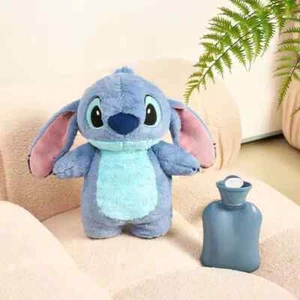 Botella de agua caliente de felpa extra grande de invierno de anime Disney Stitch para mujer - Imagen 1 de 6