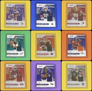 2020 Panini Absolute Football ROOKIE MATERIALS JERSEY RELIC #1-42 (You Pick) RC