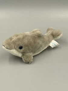 Sea World 8 Zoll grauer Delfin Plüschtier Stofftier Spielzeug - Bild 1 von 7