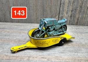 Vintage Matchbox Lesney No. 38 Honda Motorcycle Trailer xploraf 143 - Picture 1 of 10