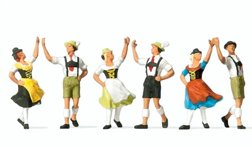 PREISER 10241 danzatori tirolesi  HO. - Immagine 1 di 1