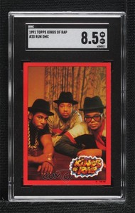 1991 Topps Kings of Rap Run DMC #20 SGC 8.5 0a4f